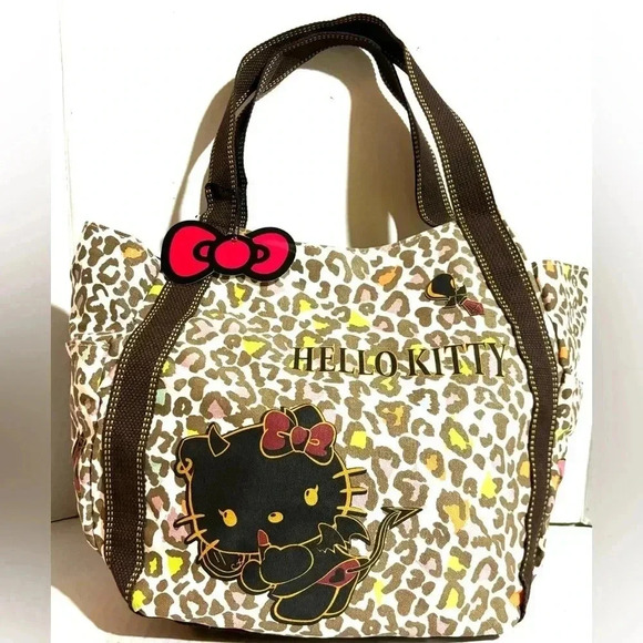 Hello kitty  by amonnlisa cotton/ canvas tote bag - Picture 1 of 8